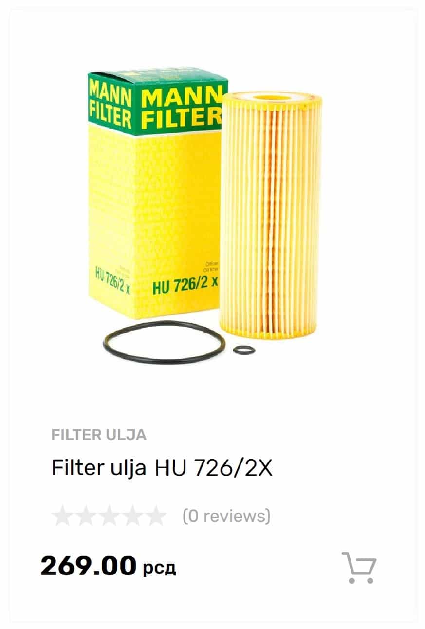 mann filteri, mann filter ulja