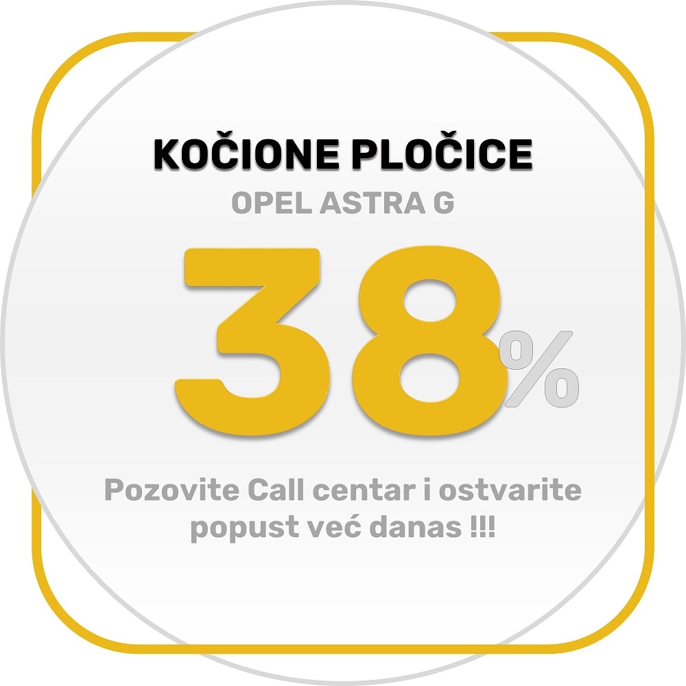 kocione plocice opel astra g cena, kocione plocice za opel astra g