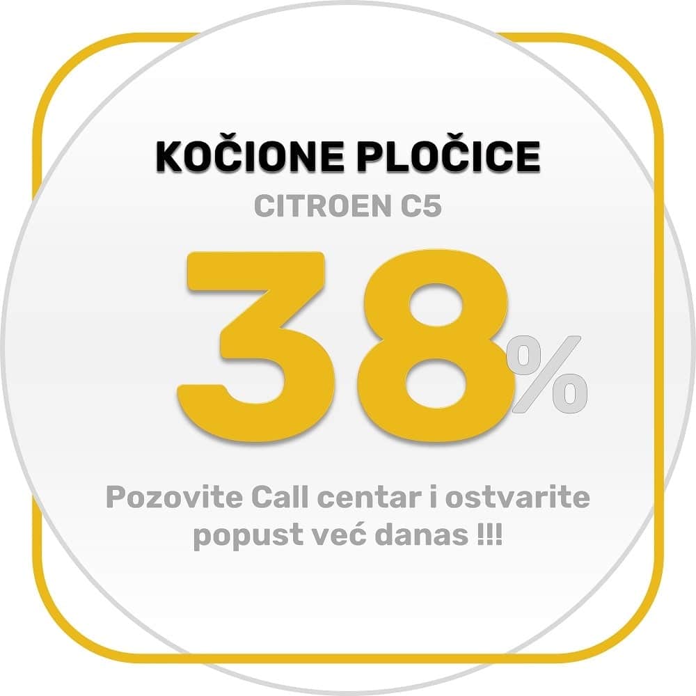 kocione plocice za citroen c5 cena, kocione plocice citroen c5