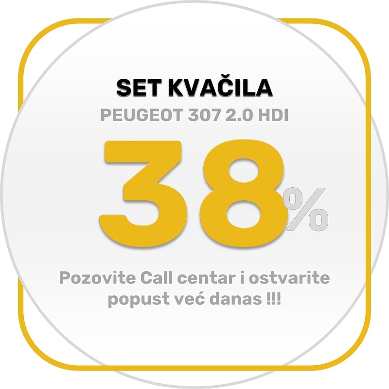 set kvacila peugeot 307 2.0 hdi 66kw, set kvačila peugeot 307