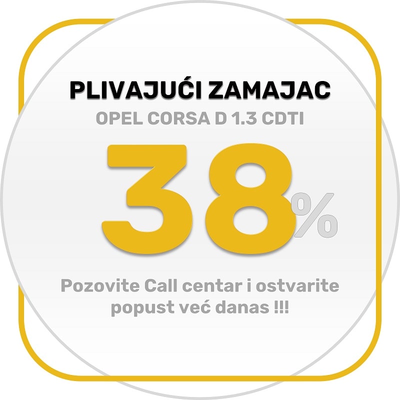 Plivajuci zamajac Opel Corsa d 1.3 cdti cena