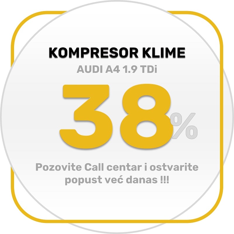 kompresor klime audi a4 1.9 tdi cena, audi a4 kompresor klime